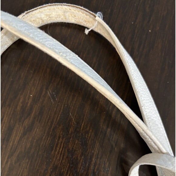 Lauren Ralph Lauren White/ Crème Medium Tote Bag Purse Gold Accents 12”x12”x4” - Picture 16 of 16